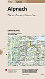 Topografische Wandelkaart Zwitserland 1170 Alpnach Pilatus Sarnen Stanserhorn - Landeskarte der Schweiz