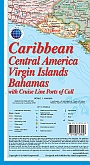 Wegenkaart Caribbean (incl. Central America, Virgin Islands & Bahamas)  | Kasprowski Publisher