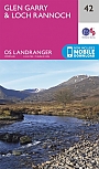 Topografische Wandelkaart 42 Glen Garry / Loch Rannoch - Landranger Map