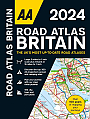 Wegenatlas Groot-Brittannië Britain Road Atlas AA 2024 A4 Spiraalbinding