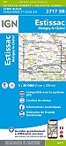 Topografische Wandelkaart van Frankrijk 2717SB - Estissac / Marigny-le-Châtel