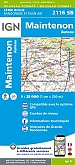 Topografische Wandelkaart van Frankrijk 2116SB Maintenon / Auneau