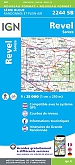 Topografische Wandelkaart van Frankrijk 2244SB - Revel / Sorèze