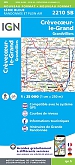 Topografische Wandelkaart van Frankrijk 2210SB - Crèvecoeur-le-Grand Grandvilliers