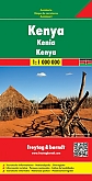 Wegenkaart - Landkaart Kenia Kenya - Freytag & Berndt