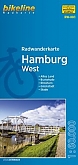 Fietskaart Hamburg West (Rw-HH1) Radwanderkarte Bikeline Esterbauer