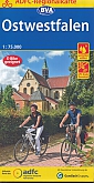 Fietskaart Ostwestfalen | ADFC Regional- und Radwanderkarten - BVA Bielefelder Verlag