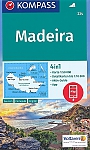 Wandelkaart 234 Madeira Kompass
