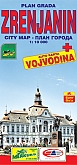 Stadsplattegrond Zrenjanin / Wegenkaart Vojvodina | Merkur-SV