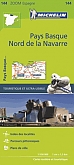 Fietskaart - Wegenkaart - Landkaart 144 Pyreneeën West Baskenland Navarro Noord - Michelin Zoom