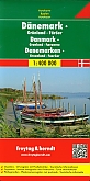 Wegenkaart - Landkaart Denemarken en Groenland en Faroer - Freytag & Berndt