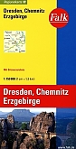 Wegenkaart - Fietskaart 10 Dresden, Chemnitz, Erzgebirge Falk Regionalkarten