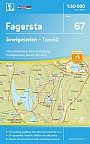 Topografische Wandelkaart Zweden 67 Fagersta Sverigeserien Topo 50