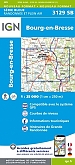 Topografische Wandelkaart van Frankrijk 3129SB - Bourg-en-Bresse