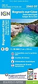 Topografische Wandelkaart van Frankrijk 2940OT - Bagnols-Sur-Ceze / Pont-St-Esprit / Forets de Valbonne