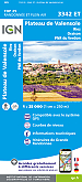 Topografische Wandelkaart van Frankrijk 3342ET - Plateau de Valensole / Riez / Oraison / PNR du Verdon