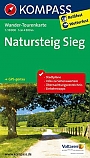 Wandelkaart Natursteig Sieg 2501 Siegburg - Au | Kompass