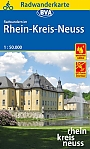 Fietskaart Radwandern im Rhein-Kreis Neuss | ADFC Regional- und Radwanderkarten - BVA Bielefelder Verlag