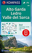 Wandelkaart 096 Alto Gardameer, Ledro, Valle del Sarca Kompass