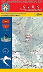 Wandelkaart Kroatië 4 Klek | Croatian Mountain Rescue Service