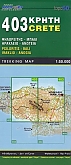 Wandelkaart 403 Kreta Psiloritis - Bali - Iraklio - Anogia | Road Editions