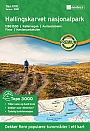Wandelkaart 3001 Hallingskarvet nasjonalpark Topo 3000 | Nordeca