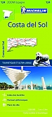 Fietskaart - Wegenkaart - Landkaart 124 Costa del Sol Zuid-Andalusie - Michelin Zoom