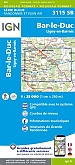 Topografische Wandelkaart van Frankrijk 3115SB - Bar-le-Duc / Ligny-en-Barrois