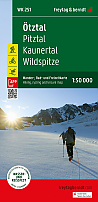 Wandelkaart WK251 Ötztal  - Pitztal - Kaunertal - Wildspitze - Freytag & Berndt