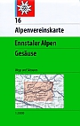 Wandelkaart 16 Ennstaler Alpen Gesäuse |  Alpenvereinskarte
