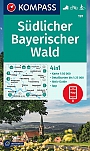 Wandelkaart 197 Südlicher Bayerischer Wald Kompass