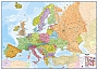 Magneetbord Wandkaart Europa Politiek 140 x 100 cm | Maps International