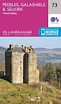 Topografische Wandelkaart 73 Peebles / Galashiels / Selkirk Tweed Valley - Landranger Map