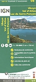 Wandelkaart Fietskaart 08 Ubaye Val d' Allos Lac de Serre-Poncon Top 75 | IGN