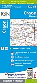 Topografische Wandelkaart van Frankrijk 1420SB - Craon / Chemaze