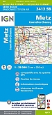 Topografische Wandelkaart van Frankrijk 3413SB - Metz  / Courcelles-Chaussy