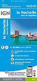 Topografische Wandelkaart van Frankrijk 1329ET - La Rochelle / Anse de l'Aiguillon
