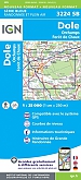 Topografische Wandelkaart van Frankrijk 3224SB - Dole Orchamps Forêt de Chaux