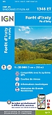Topografische Wandelkaart van Frankrijk 1346ET - Forêt d'Iraty / Pic d'Orhy