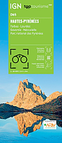 Wegenkaart - Fietskaart D65 Top Hautes Pyrenees | IGN Top Tourisme