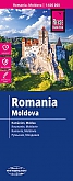 Wegenkaart - Landkaart Roemenië Moldavië Rumänien, Moldau  - World Mapping Project (Reise Know-How)