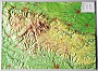 Reliefkaart Harz 39 x 29 cm | Georelief