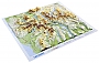 Reliefkaart Lake Distirct 82.5x74cm Met houten frame Licht | Dorrigo