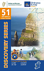 Topografische Wandelkaart Ierland 51 Clare / Galway The Burren Discovery Map Ireland