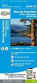 Topografische Wandelkaart van Frankrijk 2934ET - Bourg-Argental / Col de la Republique / PNR du Pilat