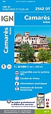Topografische Wandelkaart van Frankrijk 2542OT - Camares / Avene  ign