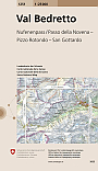 Topografische Wandelkaart Zwitserland 1251 Val Bedretto Nufenenpass - Pizzo Rotondo - San Gottardo - Landeskarte der Schweiz