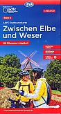 Fietskaart 6 Zwischen Elbe und Weser | ADFC Radtourenkarte - BVA Bielefelder Verlag