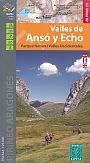 Wandelkaart Anso y Echo Valles Map & Hiking Guide (E25) | Editorial Alpina