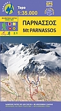 Wandelkaart 2.1 Mt Parnassos Anavasi